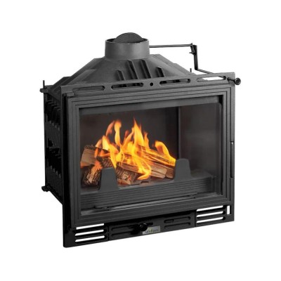 Chimenea de leña UNIFLAM 600 ECO con compuerta y suministro de aire, 8kW - Chimeneas de leña