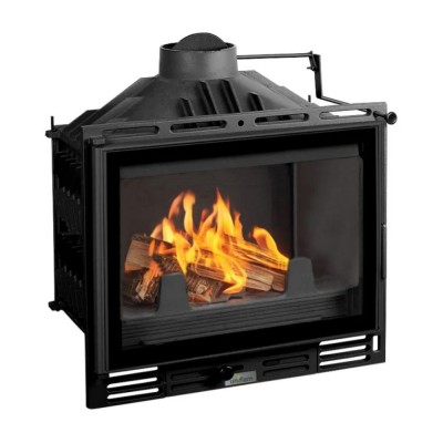 Chimenea de leña UNIFLAM 600 PLUS ECO con compuerta y suministro de aire, 8kW - Chimeneas de leña