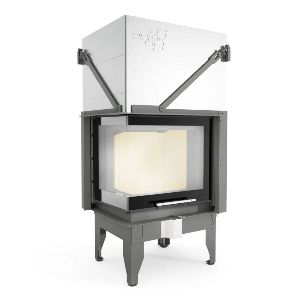 Chimenea de leña UNIFLAM 660 DURO con conductos de aire y suministro de aire, lado izquierdo, 10,25kW Chimenea de leña UNIFLAM 660 DURO con conductos de aire y suministro de aire, lado izquierdo, 10,25kW