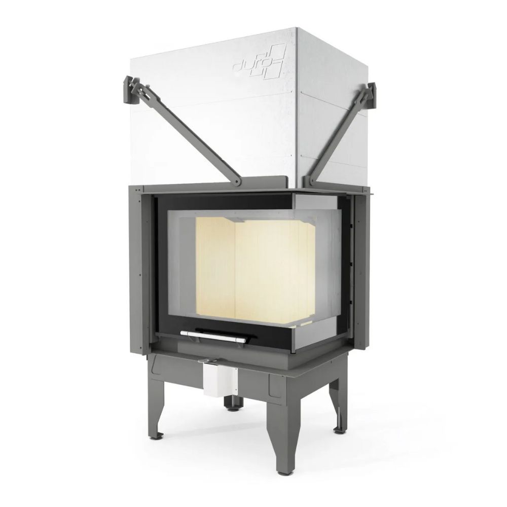 Chimenea de leña UNIFLAM 660 DURO con conductos de aire y suministro de aire, lado derecho, 10,25kW Chimenea de leña UNIFLAM 660 DURO con conductos de aire y suministro de aire, lado derecho, 10,25kW