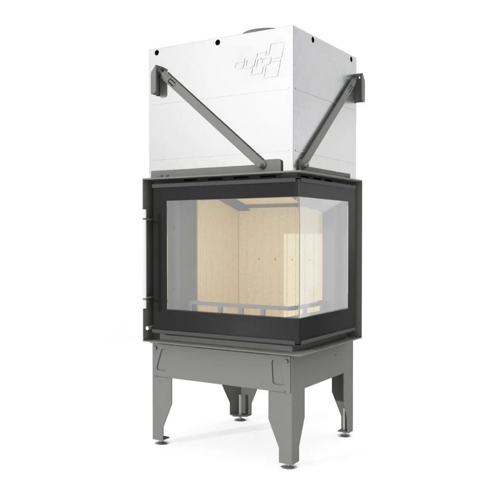 Chimenea de leña UNIFLAM 660 DURO con conductos de aire y suministro de aire, lado derecho, 10kW Chimenea de leña UNIFLAM 660 DURO con conductos de aire y suministro de aire, lado derecho, 10kW
