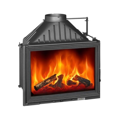 Chimenea de leña UNIFLAM 700 LUX ECO con compuerta y suministro de aire, 12kW - Chimeneas de leña
