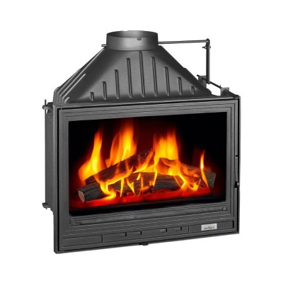 Chimenea de leña UNIFLAM 700 OPTIMA ECO con compuerta y suministro de aire, 12kW - Chimeneas de leña