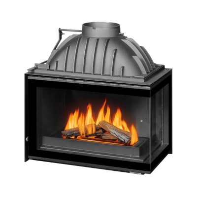 Chimenea de leña UNIFLAM 700 PLUS ECO con compuerta y suministro de aire, lado derecho, 9kW - Chimeneas de leña