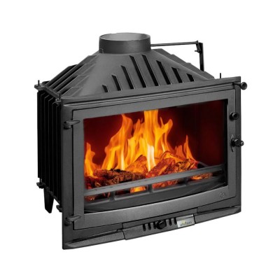 Chimenea de leña UNIFLAM 700 SELENIC ECO con compuerta y suministro de aire, 10kW - Chimeneas de leña