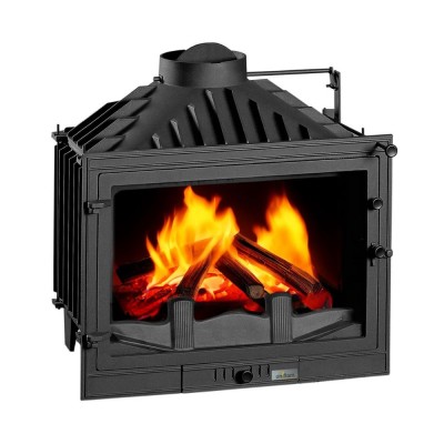 Chimenea de leña UNIFLAM 700 STANDARD ECO con compuerta y suministro de aire, 10kW - Chimeneas de leña