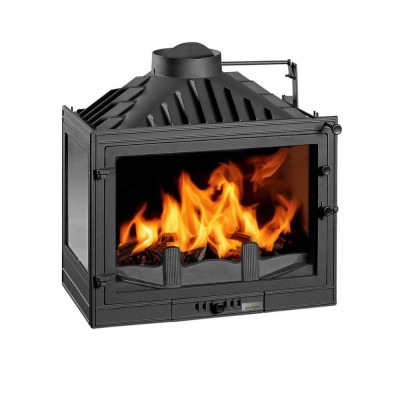 Chimenea de leña UNIFLAM 700 STANDARD con compuerta, lado izquierdo, 14kW - Chimeneas de leña