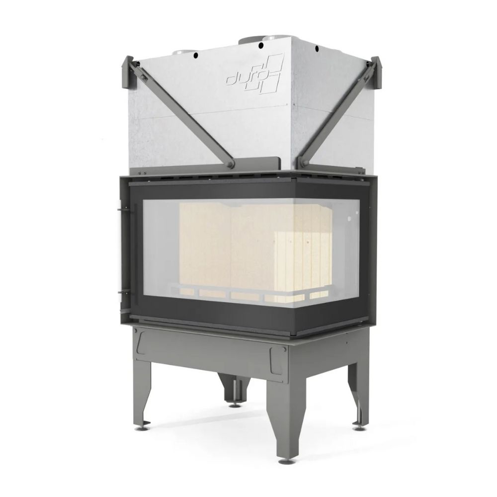 Chimenea de leña UNIFLAM 760 DURO con conductos de aire y suministro de aire, lado derecho, 10,8kW Chimenea de leña UNIFLAM 760 DURO con conductos de aire y suministro de aire, lado derecho, 10,8kW