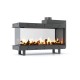 Chimenea de gas Balkan Energy GAS 3SIDE 100, 8.2kW - 10.2kW | Chimeneas de gas |  |