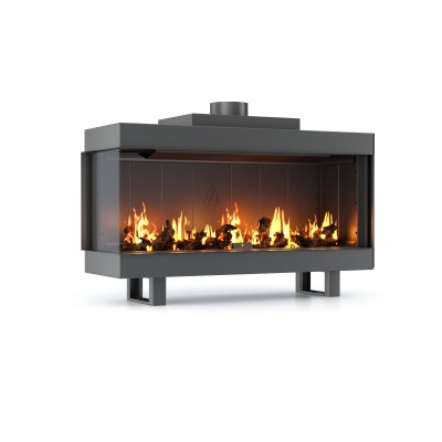 Chimenea de gas Balkan Energy GAS CORNER 100, 10.2kW - Chimeneas de gas