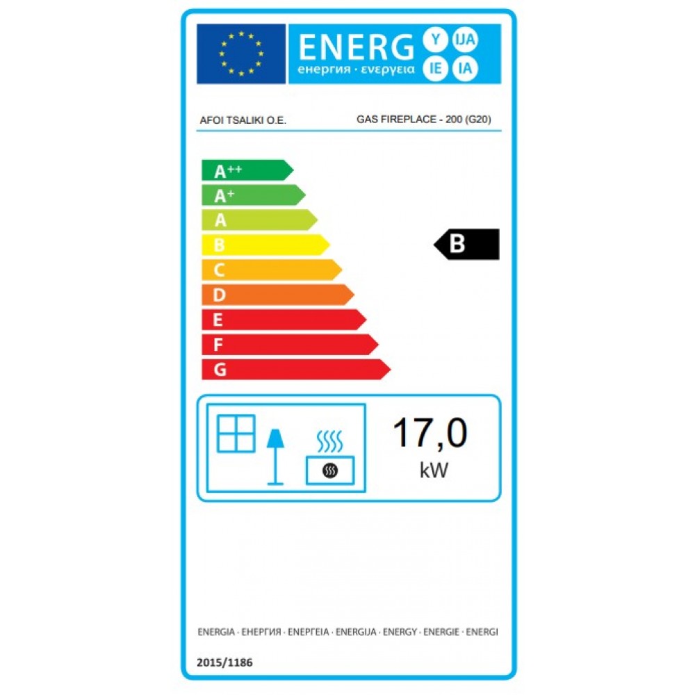 Chimenea de gas Balkan Energy GAS CORNER 200, 17kW | Chimeneas de gas |  |