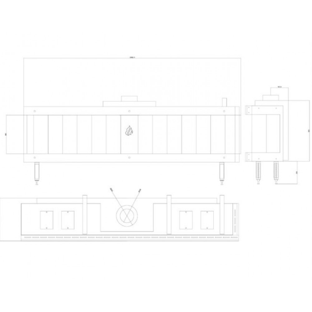 Chimenea de gas Balkan Energy GAS CORNER 200, 17kW | Chimeneas de gas |  |