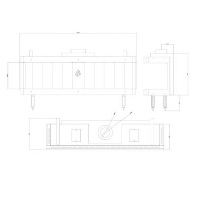 Chimenea de gas Balkan Energy GAS PANORAMA 150, 13kW - Chimeneas de gas