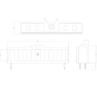 Chimenea de gas Balkan Energy GAS STRAIGHT 200, 17kW - Chimeneas de gas