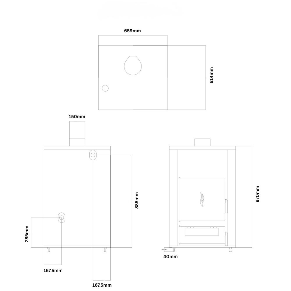 Caldera de leñ Balkan Energy ATS HYDRO, 31 kW | Calderas de leña |  |