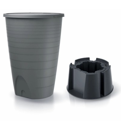 Tanque de agua de lluvia Prosperplast Peruno Set, 260L, Gris - Tanques de agua de lluvia