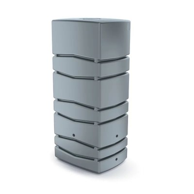 Tanque de agua de lluvia Prosperplast Arves Aqua Tower, 650L, Gris - Tanques de agua de lluvia