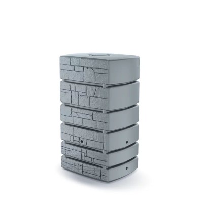 Tanque de agua de lluvia Prosperplast Arves Tower Stone , 500L, Gris - Tanques de agua de lluvia