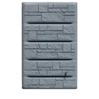 Tanque de agua de lluvia Prosperplast Arves Wall Stone, 400L, Antracita - Tanques de agua de lluvia