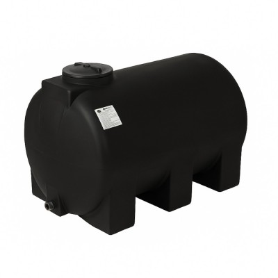 Depósito de agua potable MAVIL, cilíndrico horizontal de 500 L (negro) - Comparación de Producto