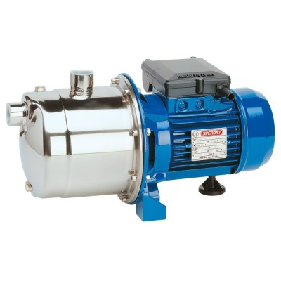 Bomba de agua autocebante Speroni CAM 95 – potencia 750 W, altura de elevación 44 m, caudal 70 l/min, acero inoxidable - Calefacción Central