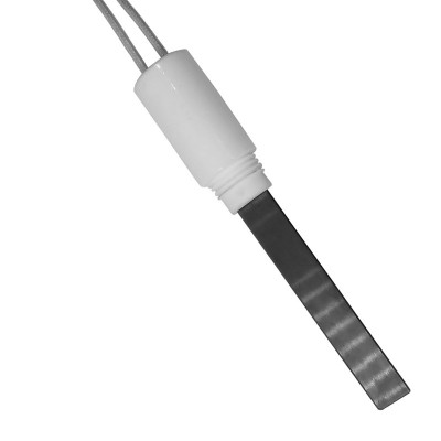 Resistencia de encendido / calefacción con cristal de cuarzo negro para estufa de pellets BURNiT, Ferroli, Eco Spar, Karmek One, La Nordica, Ravelli, MCZ, Palazzetti y otras, longitud total 113 mm, 300 W - Repuestos estufa de pellets