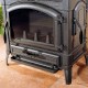 Estufa de leña de hierro fundido italiana La Nordica Isotta Lean, 9.3kW | Estufas de leña de hierro fundido | Estufas de leña |