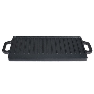 Plancha de hierro fundido reversible, 33x20 cm - Comparación de Producto