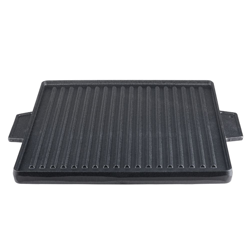 Plancha de hierro fundido reversible, 38x38 cm |  |  |