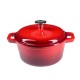 Olla de hierro fundido esmaltado, Roja, Ф24 |  |  |