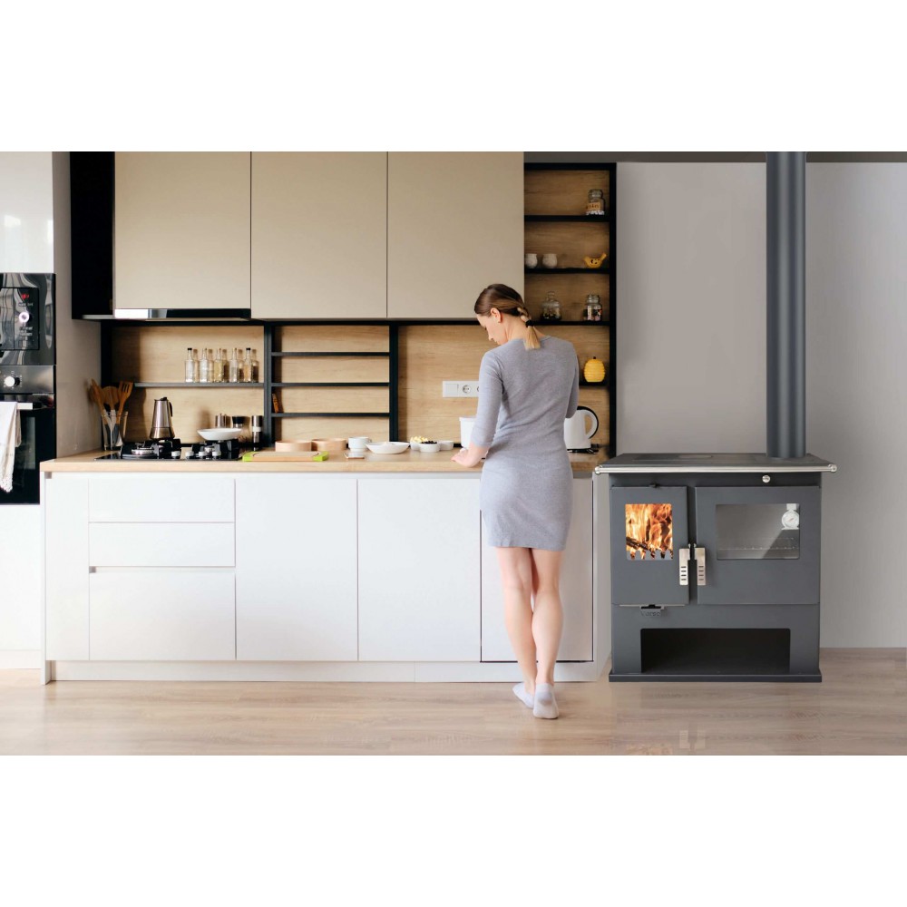 Cocina de leña Verso CS, 7.7kW | Cocinas de leña |  |