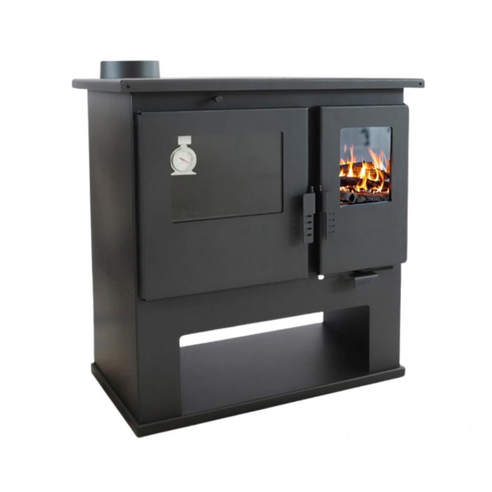 Cocina de leña Verso CS Lite, Izquierda, 7.7kW