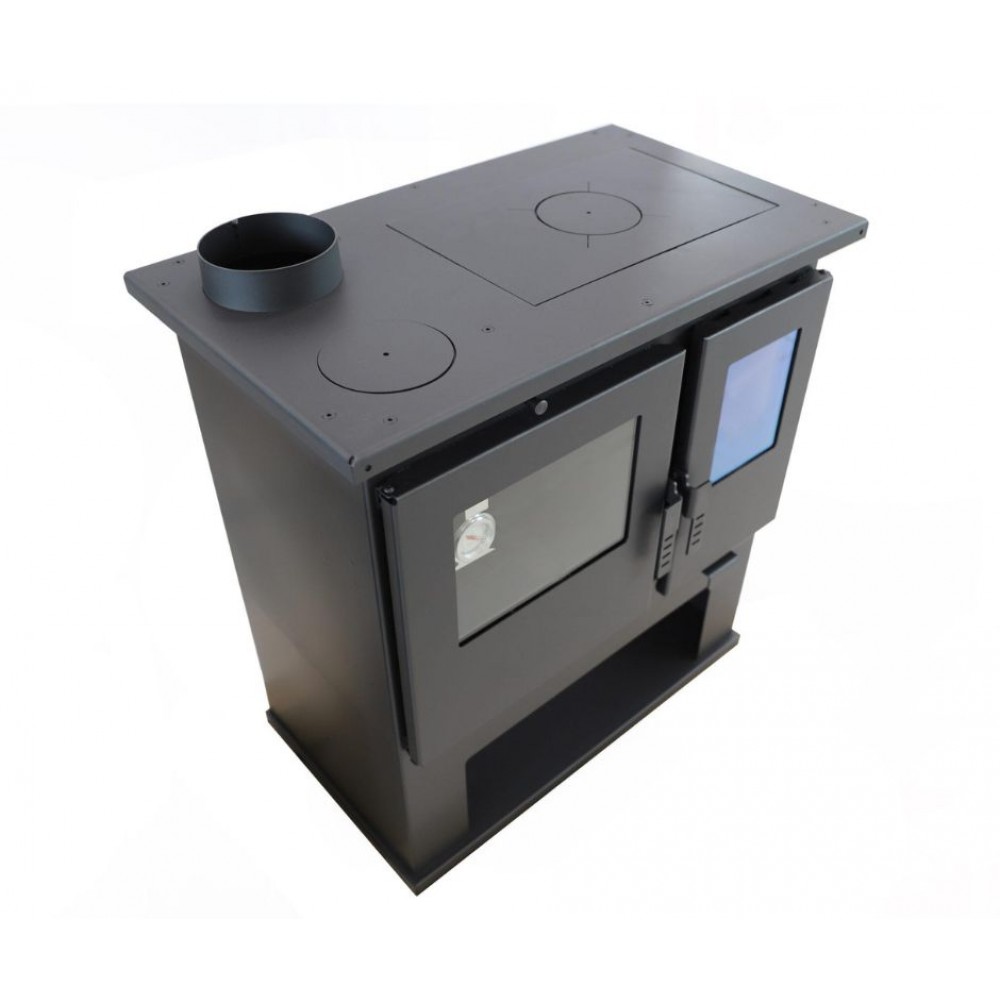 Cocina de leña Verso CS Lite, Izquierda, 7.7kW | Estufas de leña con horno | Estufas de leña |