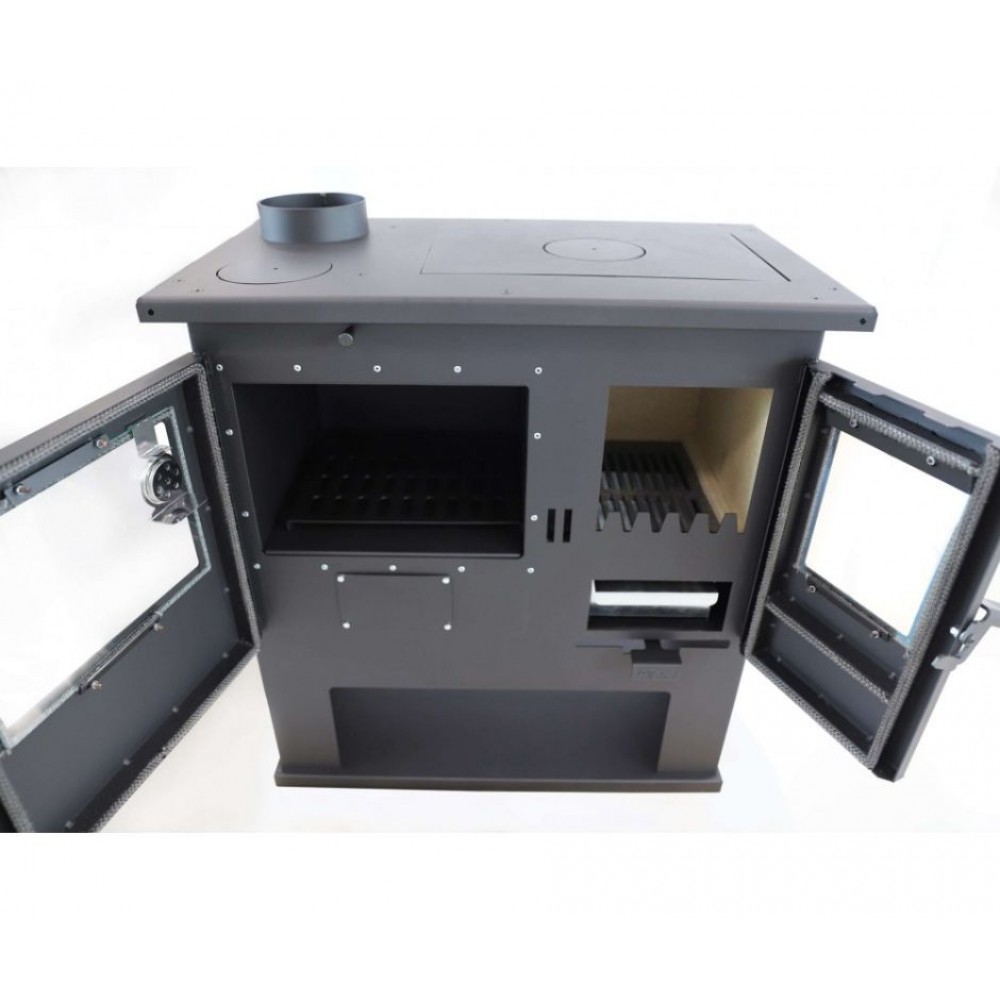 Cocina de leña Verso CS Lite, Izquierda, 7.7kW | Estufas de leña con horno | Estufas de leña |