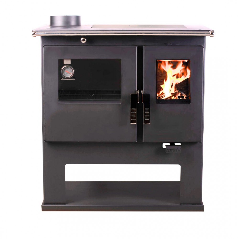 Cocina de leña Verso CS, Izquierda, 7.7kW | Estufas de leña con horno | Estufas de leña |