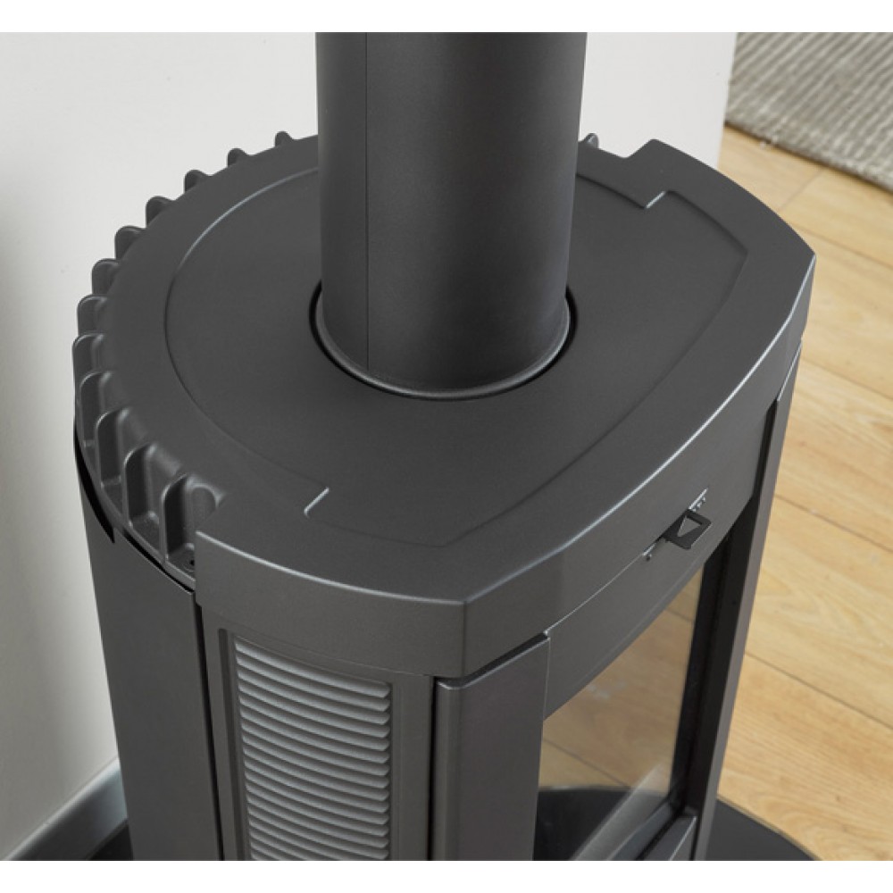 Estufa de leña de hierro fundido italiana La Nordica Brigitta, 4.7kW | Estufas de leña de hierro fundido | Estufas de leña |