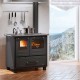 Cocina de leña italiana La Nordica Family 4.5, negra, 7.5kW | Cocinas de leña |  |