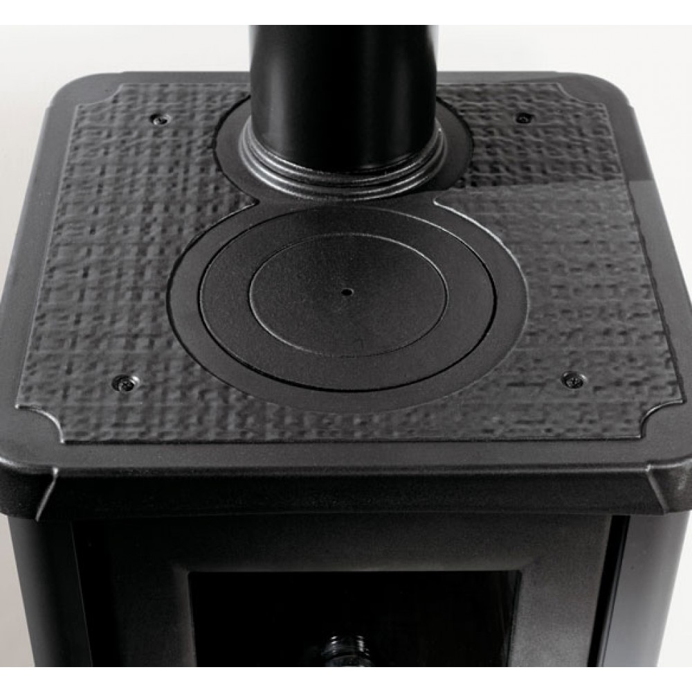 Estufa de leña con horno italiana La Nordica Gemma Forno, roja, 7.3kW | Estufas de leña con horno | Estufas de leña |