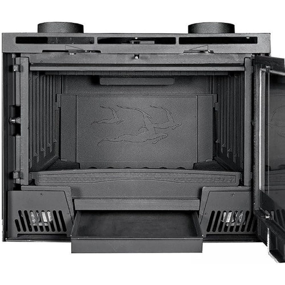 Cassette chimeneas italiana de hierro fundido La Nordica Inserto 70, 7.8kW | Chimeneas de leña modernas | Chimeneas de leña |