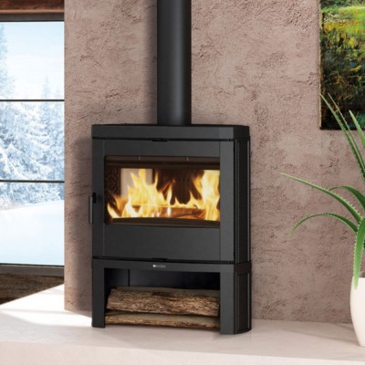 Estufa de leña italiana La Nordica Jennifer 2.0, 7.7kW - Estufas y chimeneas italianas de leña
