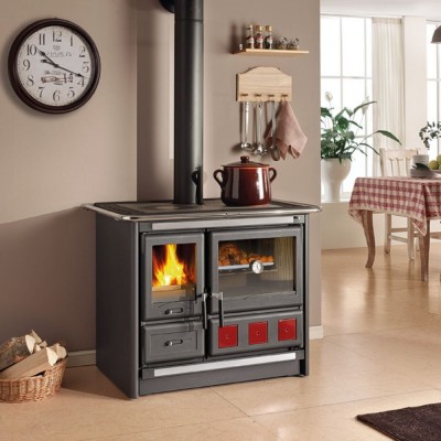 Cocina de leña italiana La Nordica Rosa XXL, 10.5kW - Cocinas de leña