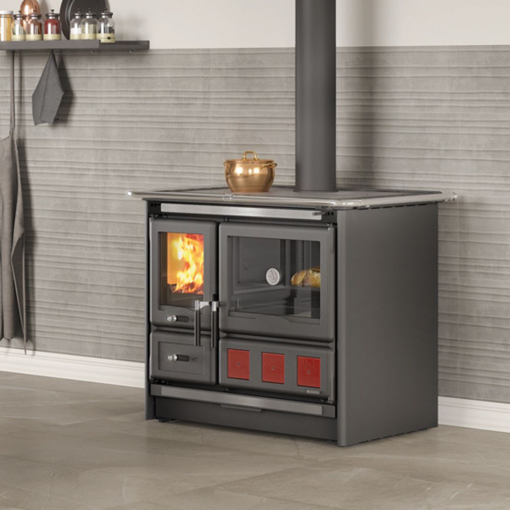 Cocina de leña italiana La Nordica Rosa XXL, 10.5kW | Cocinas de leña |  |