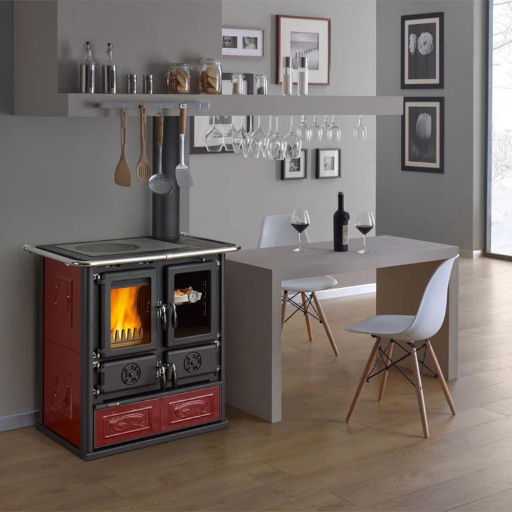 Cocina de leña italiana La Nordica Rosetta, 7.9kW | Cocinas de leña |  |