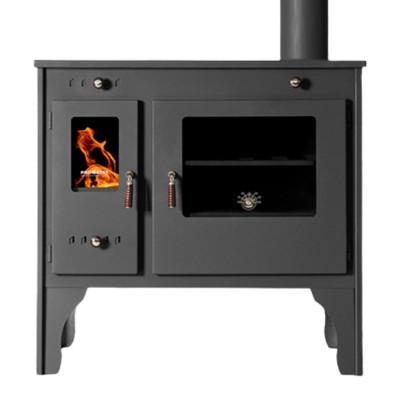 Estufas de leña cocinas Prometey Retro Eco, 7 kW - Estufas de leña con horno