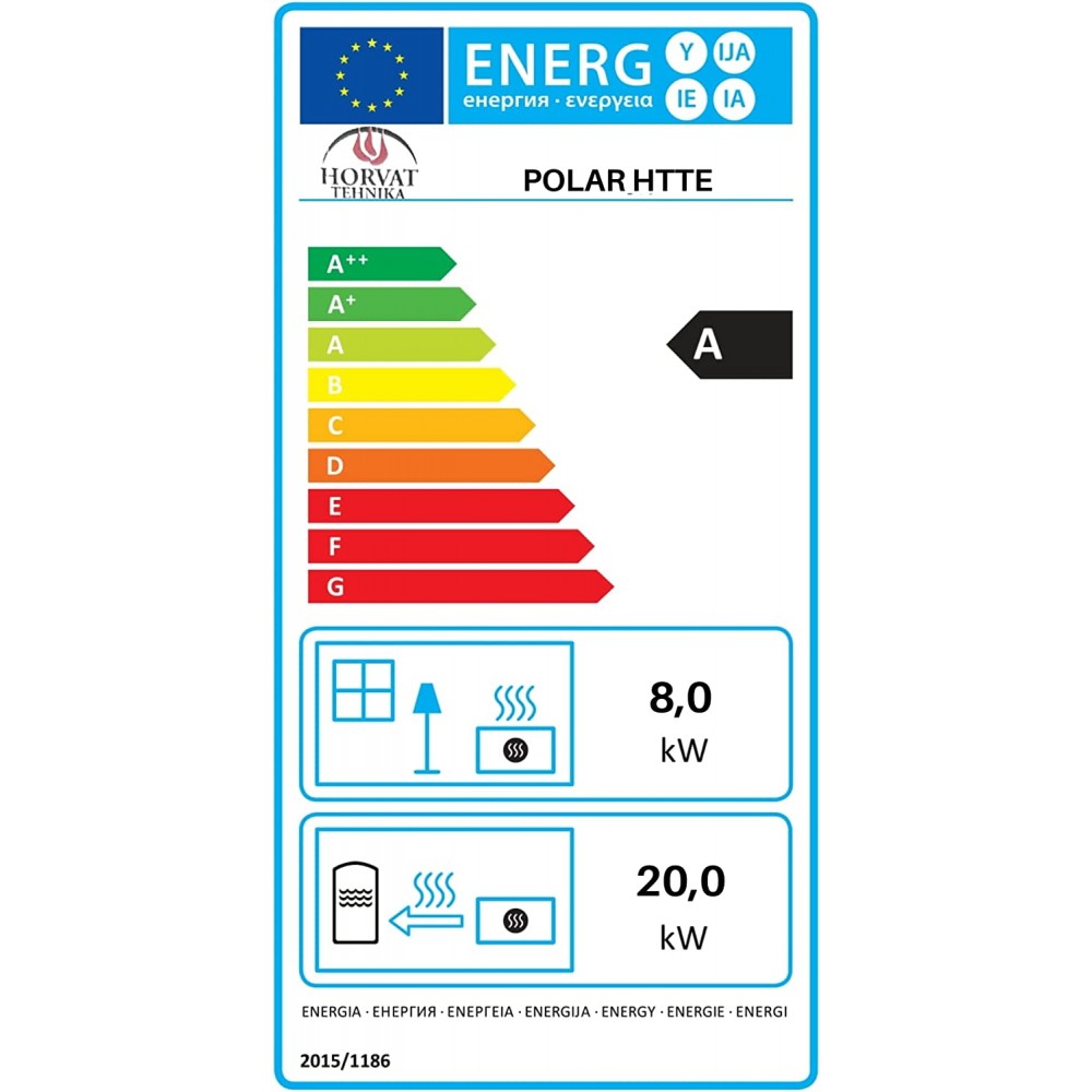 Cocina calefactora de leña Horvat Polar HTTE, 28 kW | Cocinas calefactoras de leña | Leña |