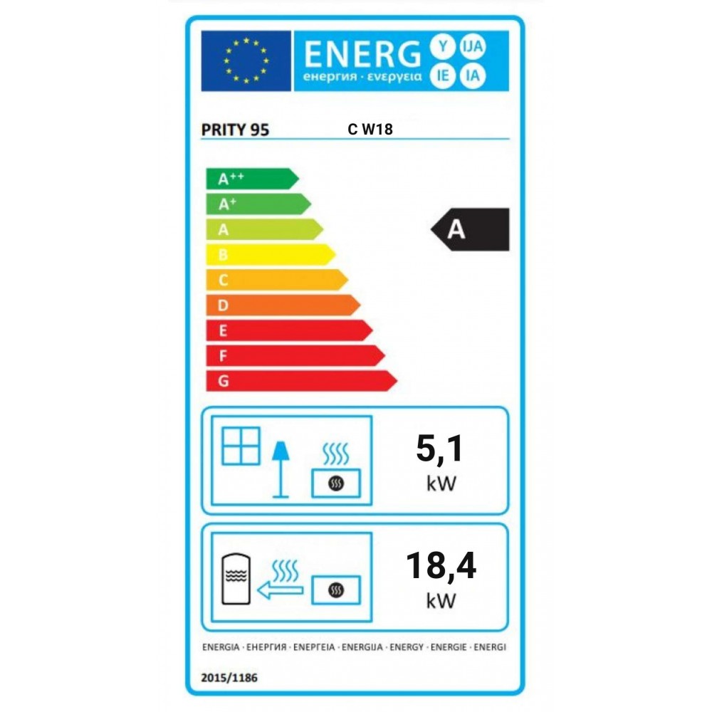 Termochimenea de leña Prity C W18, 23.5 kw | Termochimeneas de leña | Chimeneas de leña |