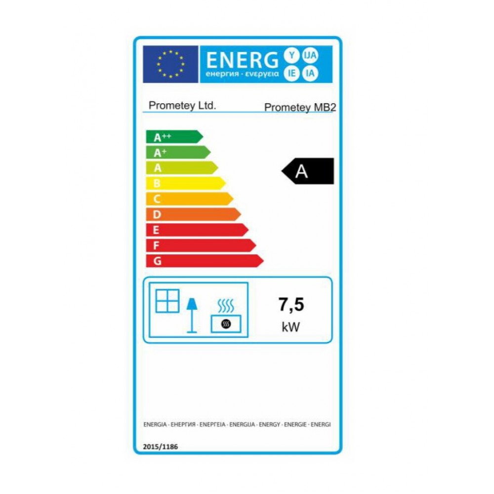 Estufa de leña Prometey “Metal top 2”, 8kW | Estufas de leña |  |
