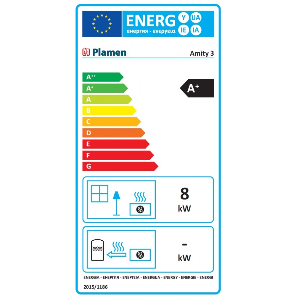 Estufa de leña Plamen Amity 3, 8kW | Estufas de leña |  |