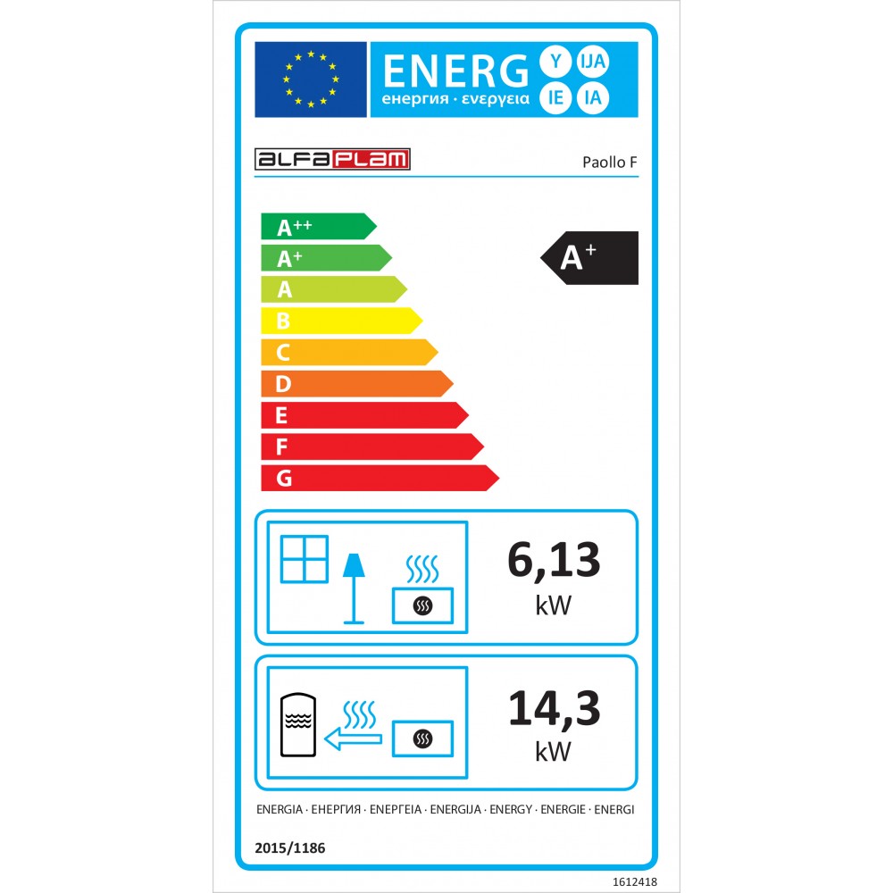 Hidroestufa de leña con horno Alfa Plam Paollo F, 20 kW | Hidroestufas de leña | Estufas de leña |