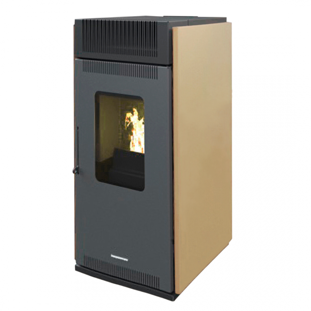 Estufa de pellets Balkan Energy P10 Beige, 10kW | Estufas de pellets con aire | Estufas de pellets |